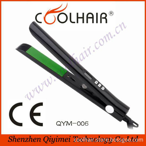 HOT SELL!!!infrared hair straightener,hair straightener and curling iron,flat iron with car plug
